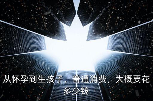 從懷孕到生孩子，普通消費(fèi)，大概要花多少錢