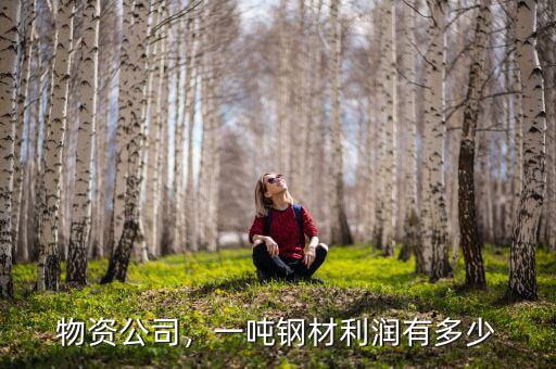 物資公司，一噸鋼材利潤有多少