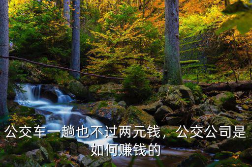 公交車(chē)一趟也不過(guò)兩元錢(qián)，公交公司是如何賺錢(qián)的