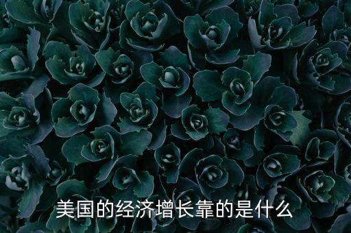 美國經(jīng)濟(jì)靠什么,美國經(jīng)濟(jì)主要靠什么