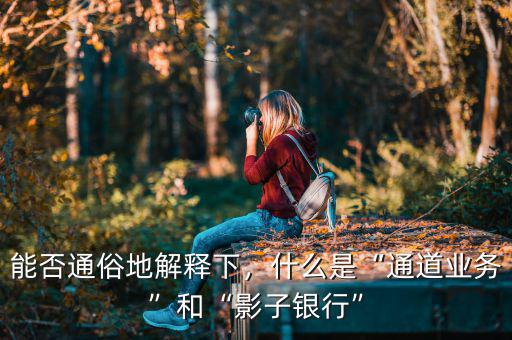 能否通俗地解釋下，什么是“通道業(yè)務(wù)”和“影子銀行”