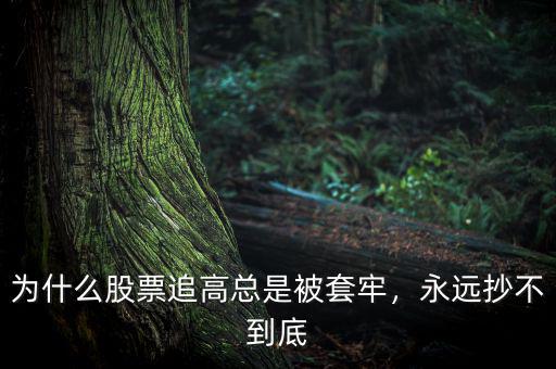 為什么股票追高總是被套牢，永遠(yuǎn)抄不到底