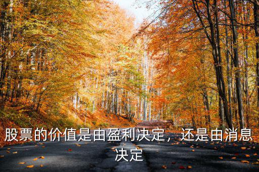 股票的價值是由盈利決定，還是由消息決定