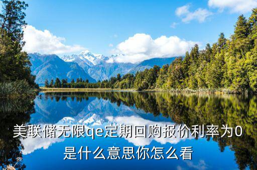 美聯(lián)儲(chǔ)qe是什么,美聯(lián)儲(chǔ)無限qe