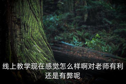 線上教學(xué)現(xiàn)在感覺怎么樣啊對老師有利還是有弊呢