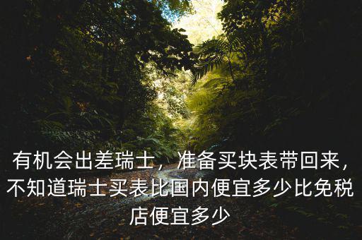 有機(jī)會(huì)出差瑞士，準(zhǔn)備買塊表帶回來，不知道瑞士買表比國內(nèi)便宜多少比免稅店便宜多少