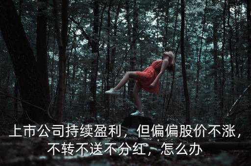 上市公司持續(xù)盈利，但偏偏股價不漲，不轉(zhuǎn)不送不分紅，怎么辦