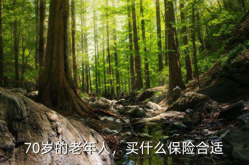 70歲的老年人，買什么保險(xiǎn)合適