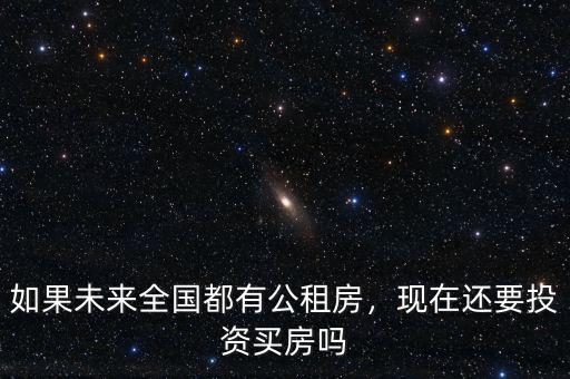 如果未來全國都有公租房，現(xiàn)在還要投資買房嗎