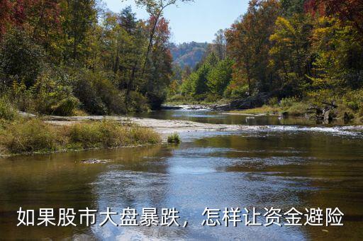 如果股市大盤暴跌，怎樣讓資金避險(xiǎn)
