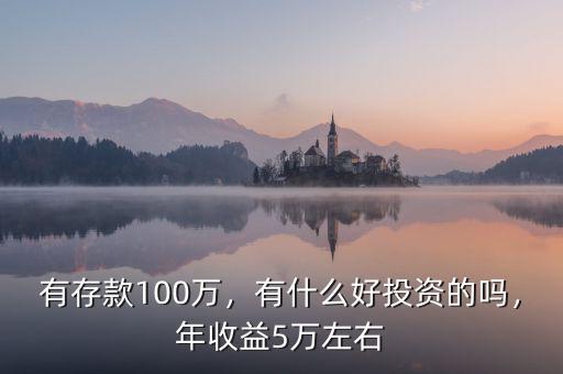 有存款100萬(wàn)，有什么好投資的嗎，年收益5萬(wàn)左右