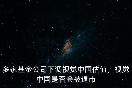 多家基金公司下調(diào)視覺中國估值，視覺中國是否會被退市