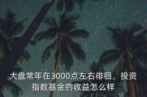 大盤常年在3000點(diǎn)左右徘徊，投資指數(shù)基金的收益怎么樣