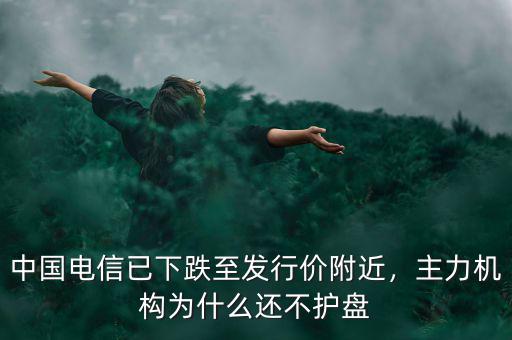 中國電信已下跌至發(fā)行價附近，主力機(jī)構(gòu)為什么還不護(hù)盤