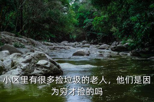 小區(qū)里有很多撿垃圾的老人，他們是因?yàn)楦F才撿的嗎