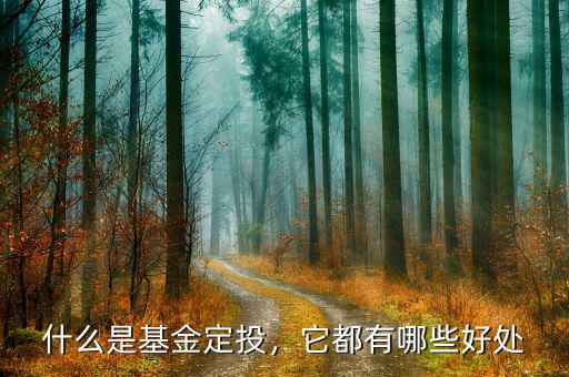 什么是基金定投，它都有哪些好處