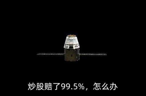 炒股賠了99.5%，怎么辦