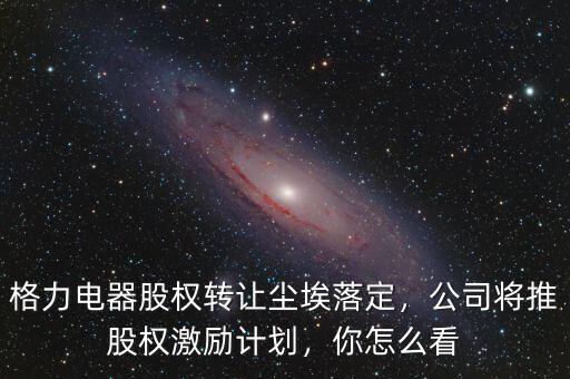 格力電器股權(quán)轉(zhuǎn)讓塵埃落定，公司將推股權(quán)激勵(lì)計(jì)劃，你怎么看