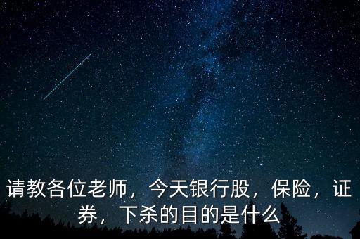 股票下殺什么意思,下殺的目的是什么