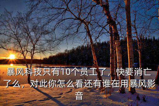 暴風(fēng)科技只有10個員工了，快要消亡了么，對此你怎么看還有誰在用暴風(fēng)影音