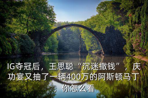 IG奪冠后，王思聰“沉迷撒錢(qián)”，慶功宴又抽了一輛400萬(wàn)的阿斯頓馬丁，你怎么看