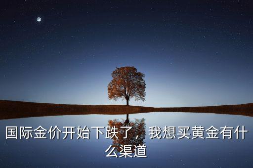 國際金價開始下跌了，我想買黃金有什么渠道
