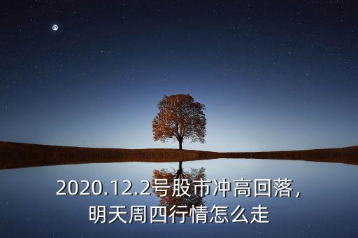 2020.12.2號(hào)股市沖高回落，明天周四行情怎么走