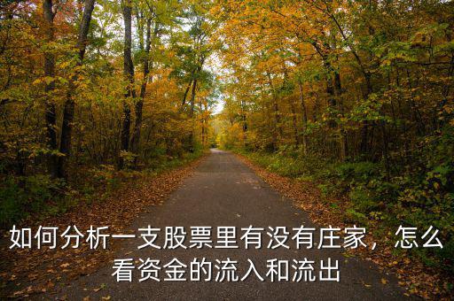 如何分析一支股票里有沒有莊家，怎么看資金的流入和流出