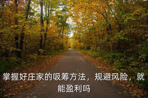 掌握好莊家的吸籌方法，規(guī)避風險，就能盈利嗎