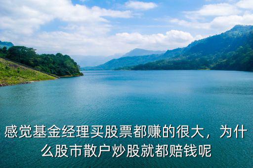 為什么炒股的都虧了,我為什么買(mǎi)的股票都虧