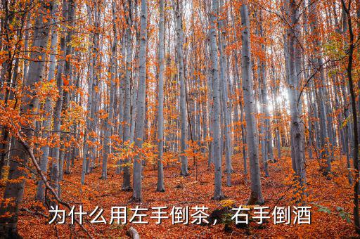 為什么用左手倒茶，右手倒酒
