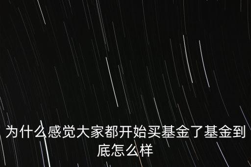 基金公司怎么樣,基金到底怎么樣