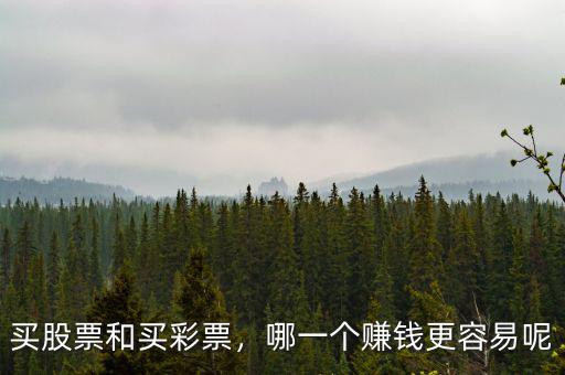 買股票和買彩票，哪一個(gè)賺錢更容易呢