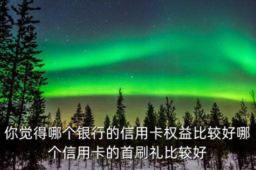 華夏信用卡首刷禮是什么,哪個信用卡的首刷禮比較好
