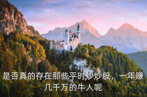 是否真的存在那些平時(shí)炒炒股，一年賺幾千萬的牛人呢