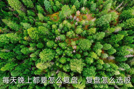 每天晚上都要怎么復(fù)盤，復(fù)盤怎么選股