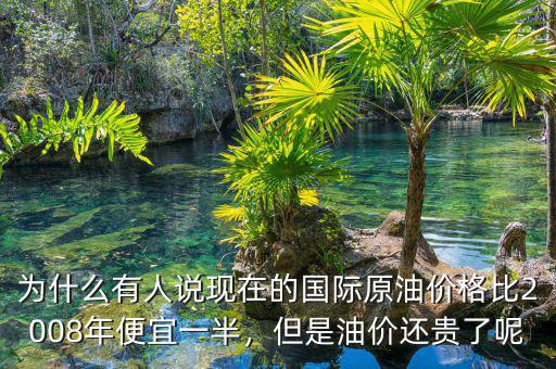 為什么有人說現(xiàn)在的國際原油價格比2008年便宜一半，但是油價還貴了呢