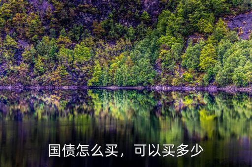 國債怎么買，可以買多少