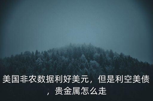 美國非農(nóng)數(shù)據(jù)利好美元，但是利空美債，貴金屬怎么走