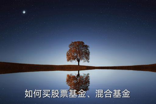 如何買股票基金、混合基金