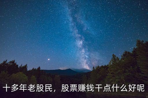 十多年老股民，股票賺錢干點什么好呢