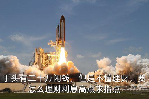 手頭有二十萬閑錢，但是不懂理財，要怎么理財利息高點求指點