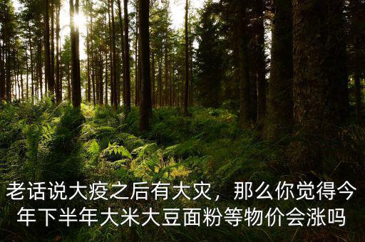 今年下半年為什么沒(méi)有什么大災(zāi),為什么今年這么大的疫情