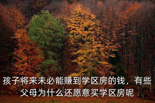 為什么選擇學區(qū)房,選擇學區(qū)房還是大房子好