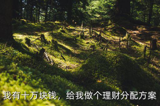 我有十萬(wàn)塊錢，給我做個(gè)理財(cái)分配方案
