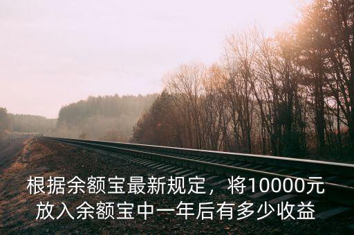 根據(jù)余額寶最新規(guī)定，將10000元放入余額寶中一年后有多少收益