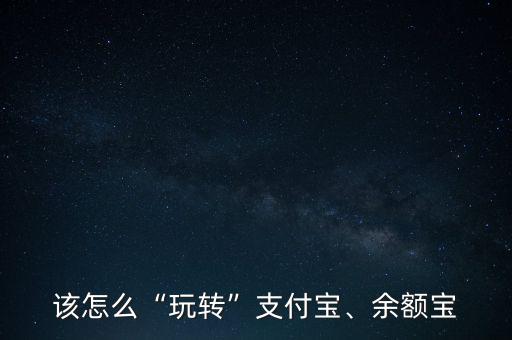 怎么用支付寶投資,怎么安排理財投資比例合適