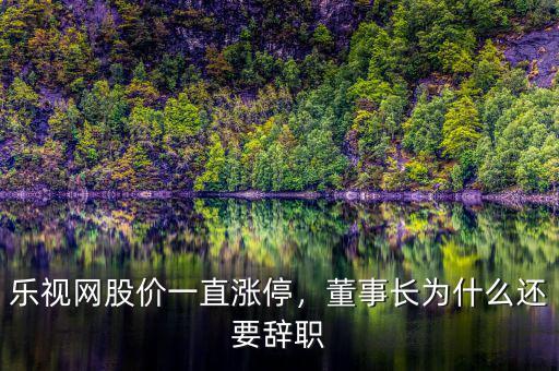 樂視網(wǎng)股價一直漲停，董事長為什么還要辭職