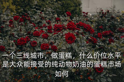 一個(gè)三線城市，做蛋糕，什么價(jià)位水平是大眾能接受的純動物奶油的蛋糕市場如何