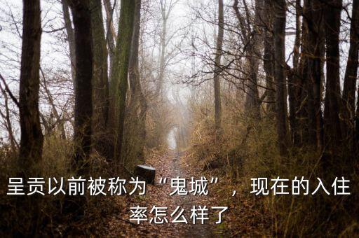 呈貢以前被稱(chēng)為“鬼城”，現(xiàn)在的入住率怎么樣了